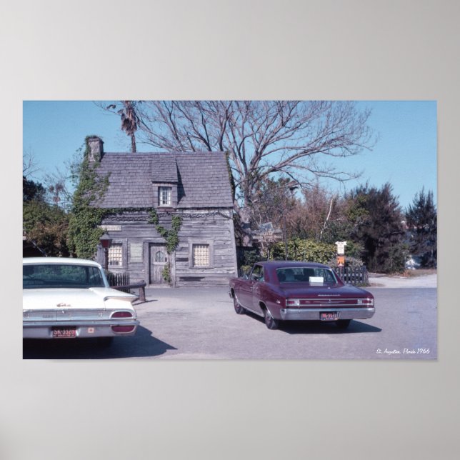 Poster Schoolhouse St Augustine Floride (Devant)