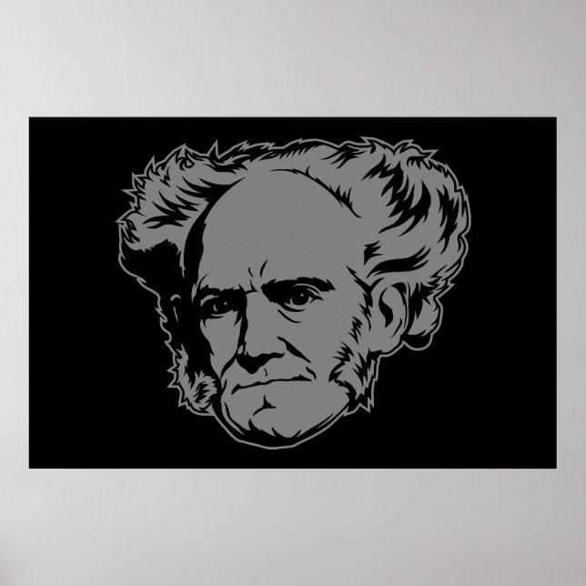 Poster Schopenhauer Portrait (Devant)