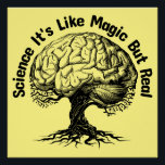 Poster science c'est comme de la magie mais vrai<br><div class="desc">science c'est comme de la magie mais vrai</div>