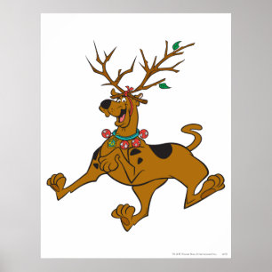 Poster Scooby-Doo Christmas Holiday Antlers