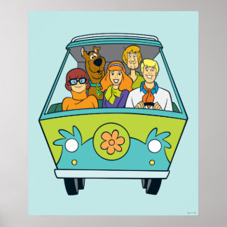 Poster Scooby-Doo & Gang Mystery Machine