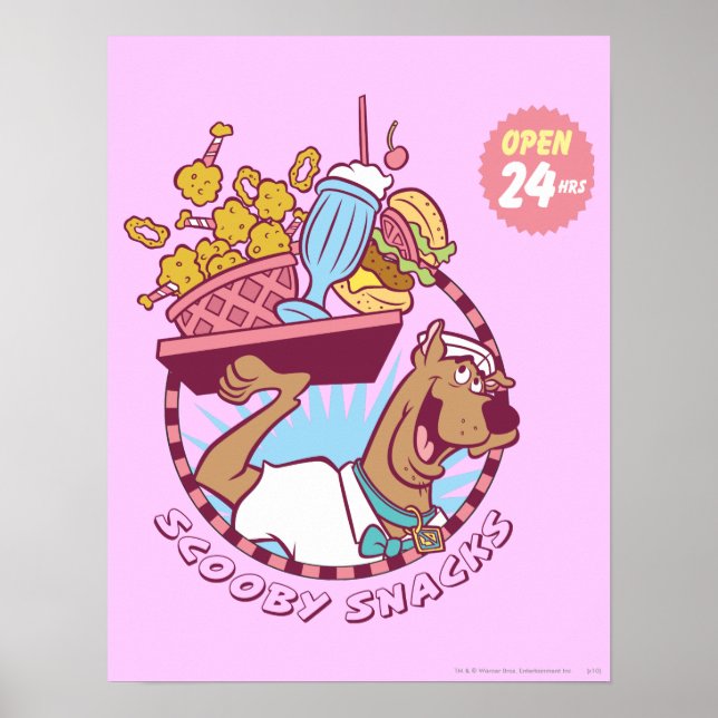 Poster Scooby-Doo "Snacks Scooby" (Devant)
