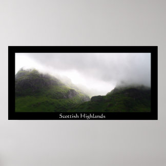 Poster Scottish highlands