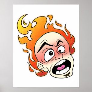 Poster Scovillelicic Fire Head