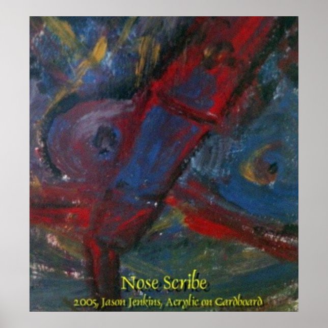 Poster Scribe de nez (Devant)