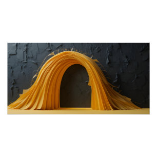 Poster Sculpture d'Arche d'or