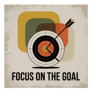 Poster Se concentrer sur l'objectif