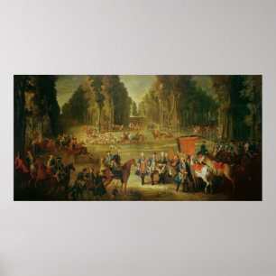 Poster Se réunir pour la chasse Puits-du-ROI chez