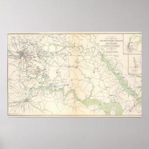Poster SE Virginia, Ft Monroe, approches de Richmond