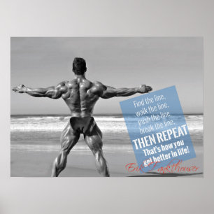 Poster Séance d'entraînement de motivation