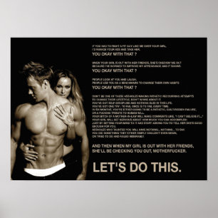 Poster Séance d'entraînement de motivation