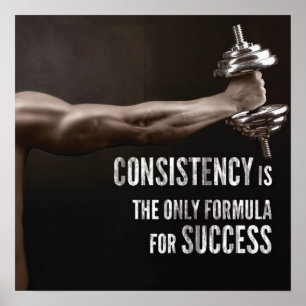 Poster Séance d'entraînement de motivation