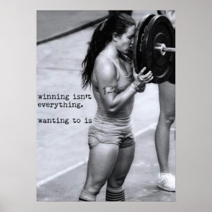 Poster Séance d'entraînement de motivation