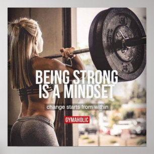Poster Séance d'entraînement de motivation