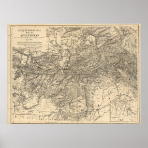 Poster Seat de guerre : L'Afghanistan 1878
