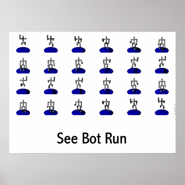 Poster See Bot Run (Devant)