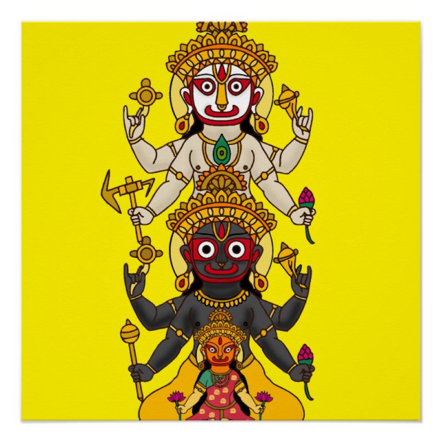 Poster Seigneur Jagannath  (Devant)