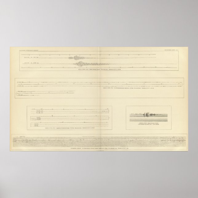 Poster Seismogrammes californiens 14 (Devant)