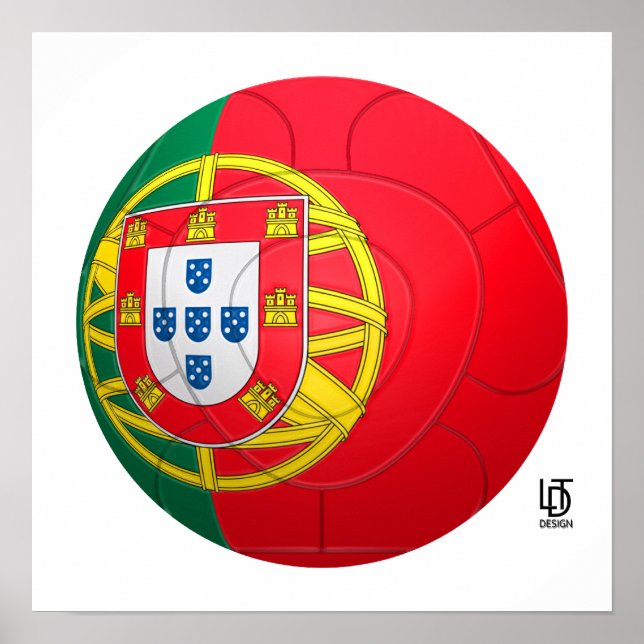 Poster Selecção das Quinas - Portugal football (Devant)