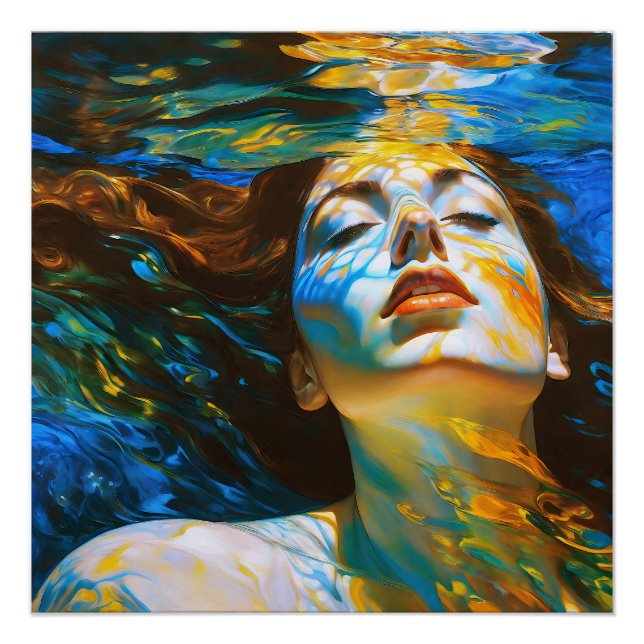 Poster "Selene" - Femmes dans l'eau (Devant)