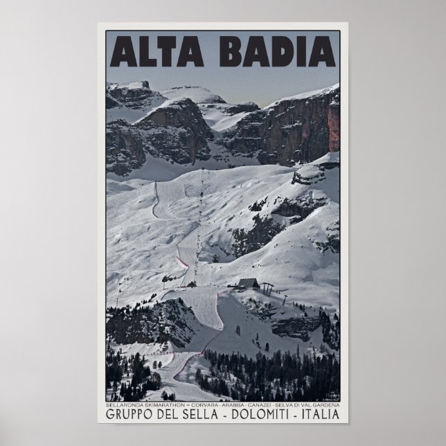 Poster Sella Ronda - Alta Badia Run 20 (Devant)
