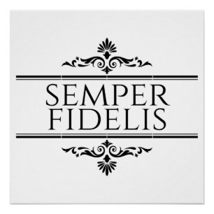 Poster Semper Fidelis