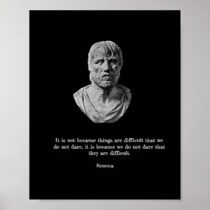 Poster Seneca - Philosophie stoïque