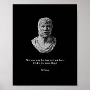 Poster Seneca - Philosophie stoïque