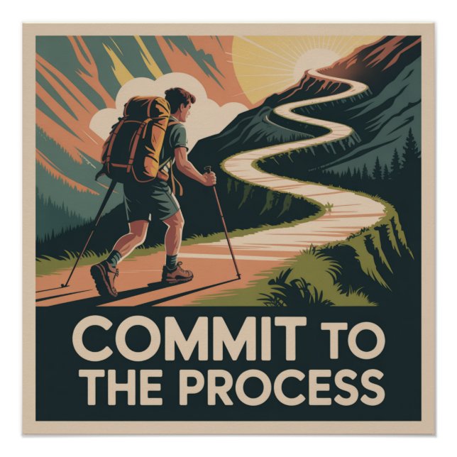 Poster S'engager dans le processus (Devant)