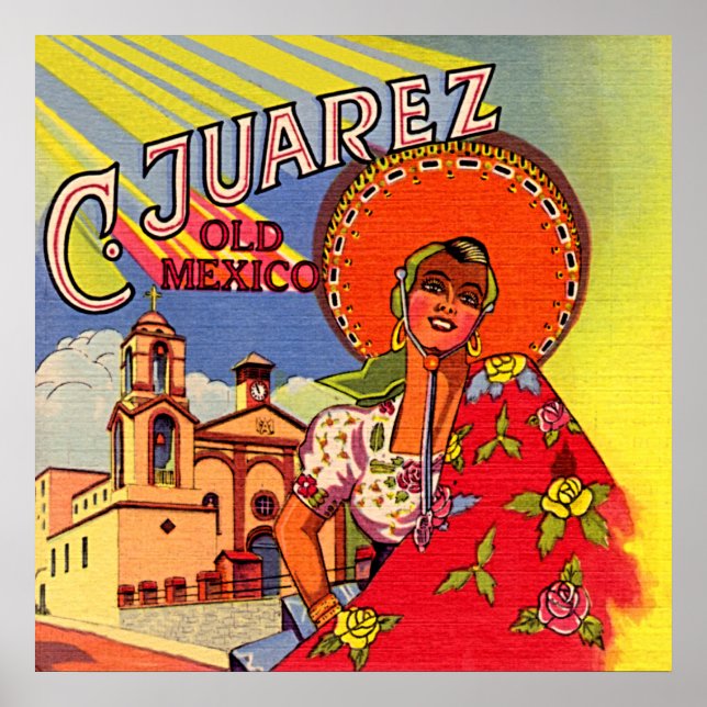 Poster Senorita espagnole de Cité Juarez (Devant)