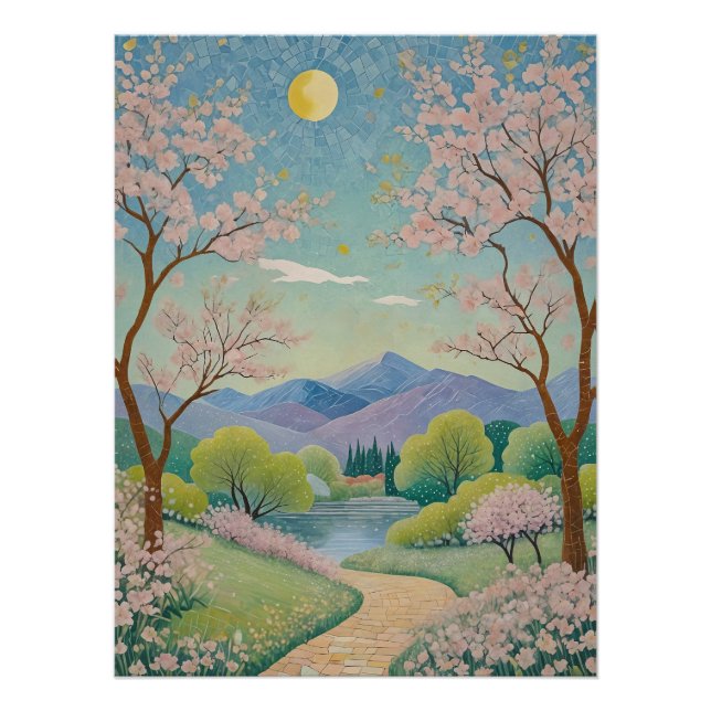 Poster Sentier céleste de printemps (Devant)