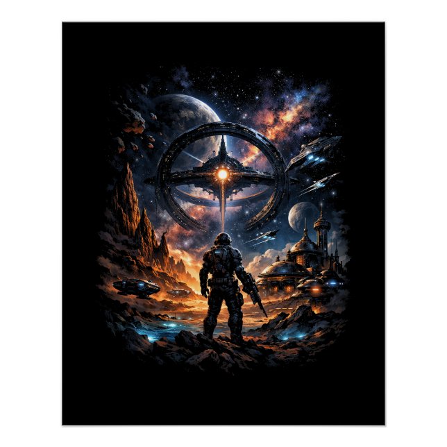 Poster Sentinelle de la Porte des Étoiles (Devant)