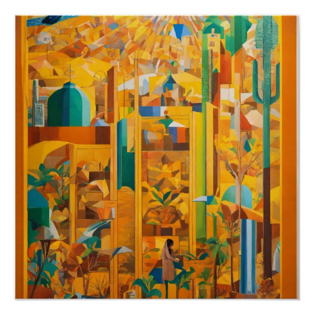 Poster S'épanouir en harmonie Un avenir durable (Devant)