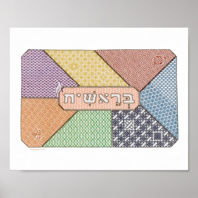 Poster Sept Jours de Création (Devant)