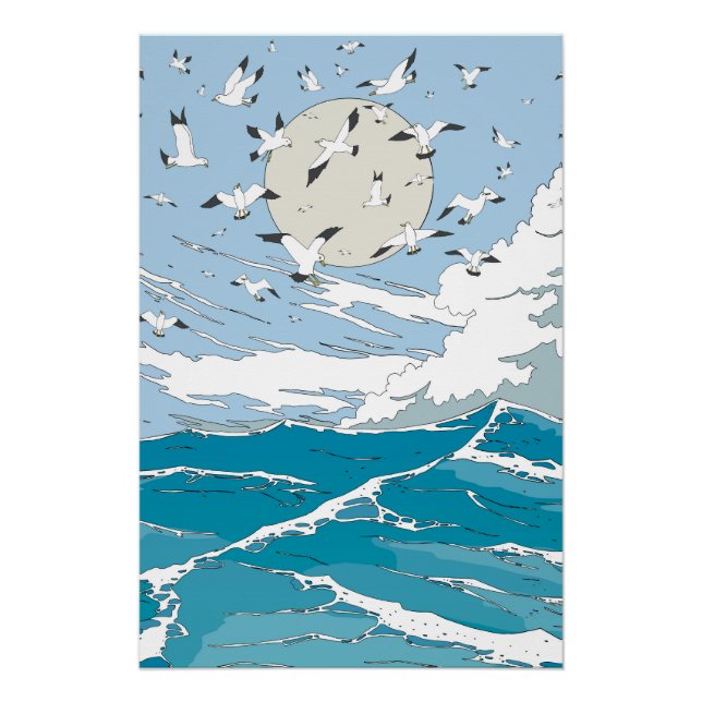 Poster Séquestre Vintage japonais (Devant)