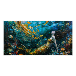 Poster “Séraphina” – Sirène Mystique et Magnifique