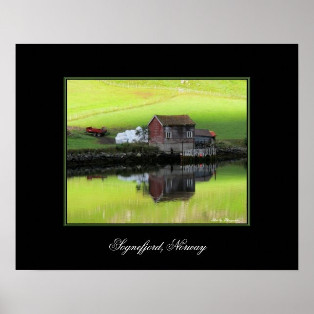 Poster Sérénité en Norvège (Devant)