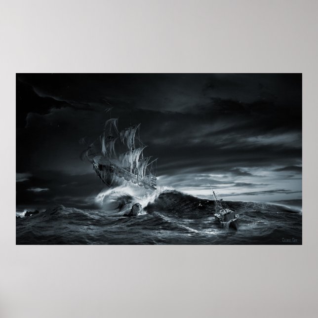 Poster Série de navires fantômes : La neuvième vague (Devant)