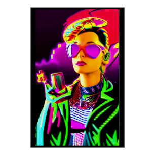 Poster Sérieusement saturé