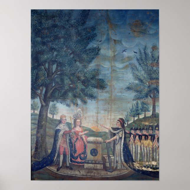 Poster Serment du roi, la reine (Devant)