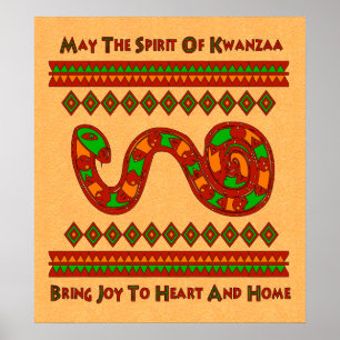 Poster Serpent de Kwanzaa