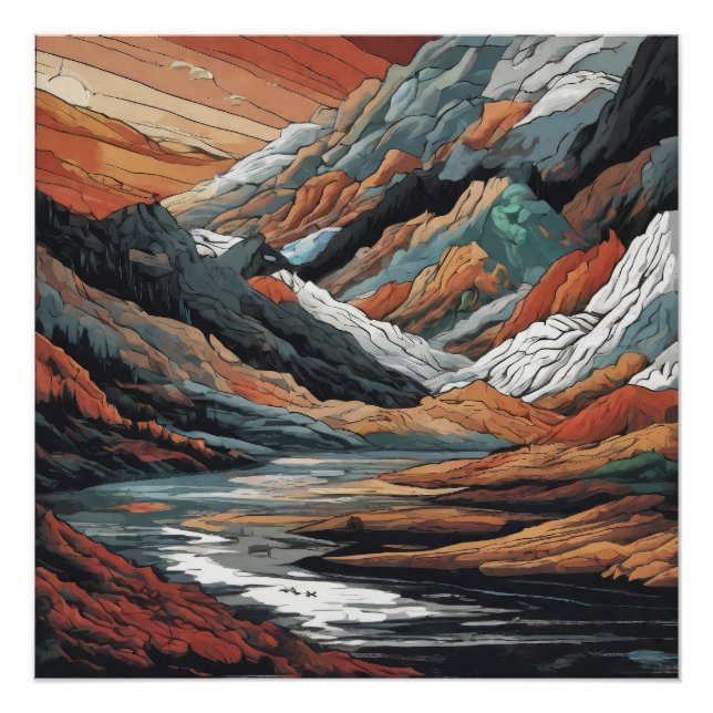 Poster Serpentine Valley (Devant)