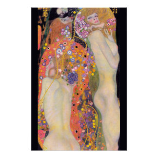 Poster Serpents d'eau, Gustav Klimt