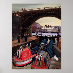 Poster Serrure du canal du régent