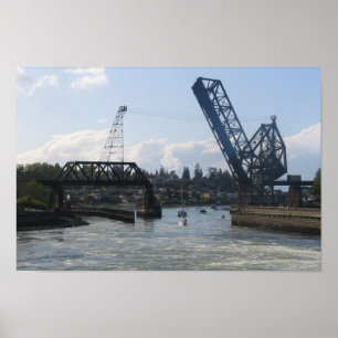 Poster Serrures de Ballard - Seattle, WA