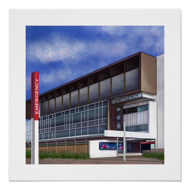 Poster Service des urgences (Devant)