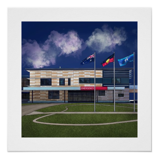 Poster Service des urgences (Devant)