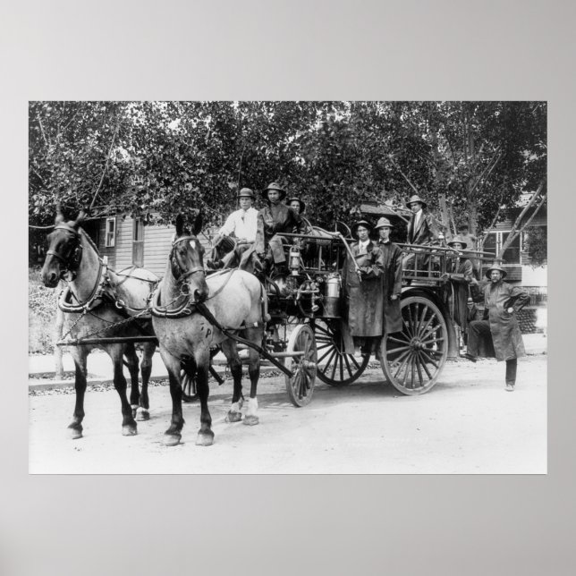 Poster Service d'incendie de Wenatchee : 1911 (Devant)