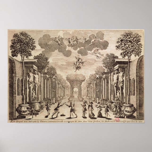 Poster Set design 'Andromede' (Devant)