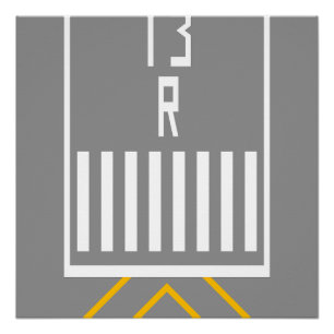 Poster Seuil RWY 13R